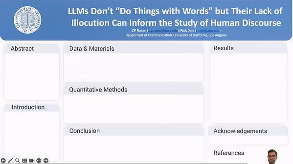 LLMs Don’t “Do Things with Words” but Their Lack of Illocution Can Inform the Study of Human Discourse