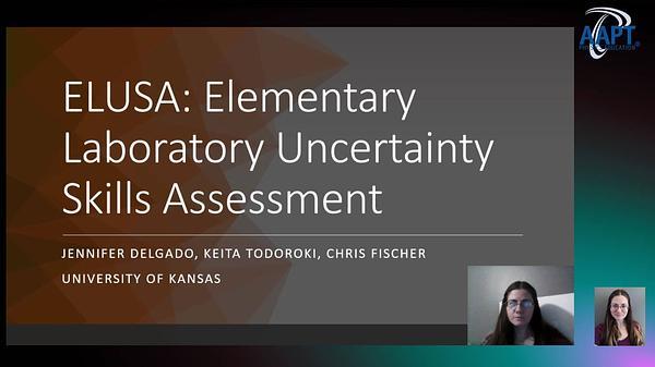 ELUSA: Elementary Laboratory Uncertainty Skills Assessment