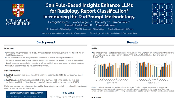 Can Rule-Based Insights Enhance LLMs for Radiology Report Classification? Introducing the RadPrompt Methodology.
