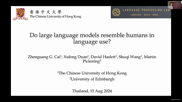 Do large language models resemble humans in language use?