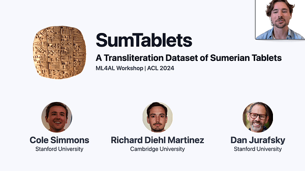 SumTablets: A Transliteration Dataset of Sumerian Tablets