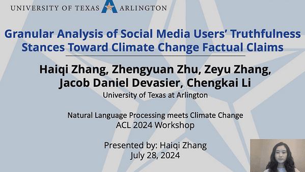 Granular Analysis of Social Media Users’ Truthfulness Stances Toward Climate Change Factual Claims