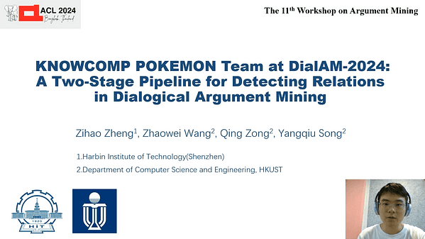KNOWCOMP POKEMON Team at DialAM-2024: A Two-Stage Pipeline for Detecting Relations in Dialogue Argument Mining