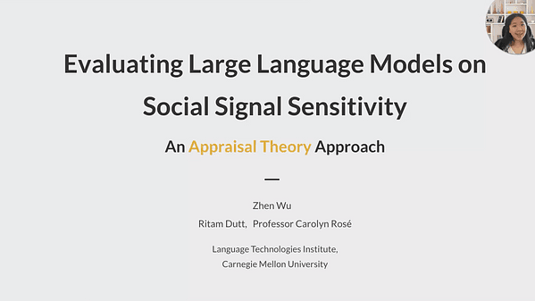 Evaluating Large Language Models on Social Signal Sensitivity: An Appraisal Theory Approach