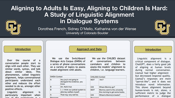 Aligning to Adults Is Easy, Aligning to Children Is Hard: A Study of Linguistic Alignment in Dialogue Systems
