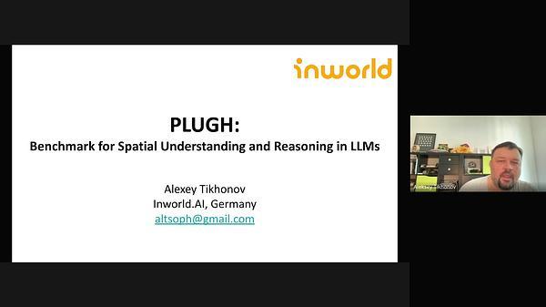 PLUGH: A Benchmark for Spatial Understanding and Reasoning in Large Language Models