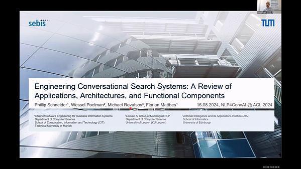 Engineering Conversational Search Systems: A Review of Applications, Architectures, and Functional Components