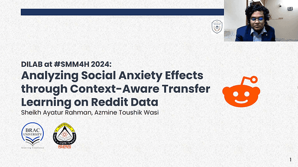 DILAB at #SMM4H 2024: Analyzing Social Anxiety Effects through Context-Aware Transfer Learning on Reddit Data