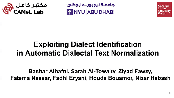 Exploiting Dialect Identification in Automatic Dialectal Text Normalization