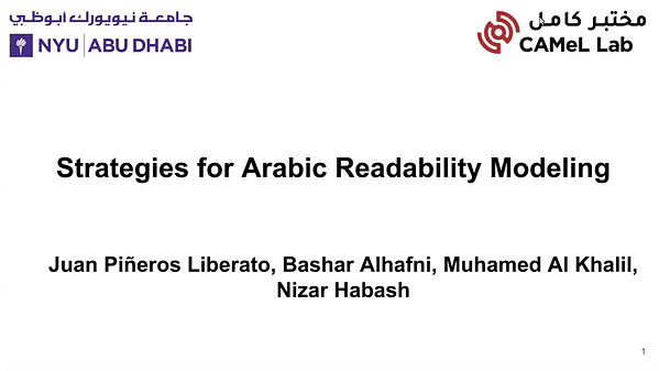 Strategies for Arabic Readability Modeling