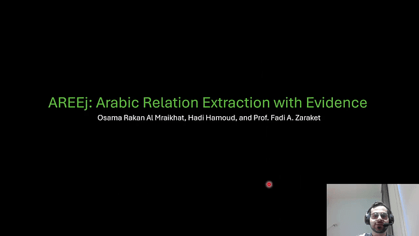 AREEj: Arabic Relation Extraction with Evidence