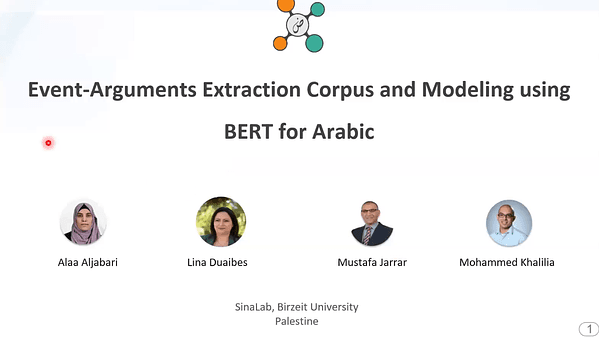 Event-Arguments Extraction Corpus and Modeling using BERT for Arabic