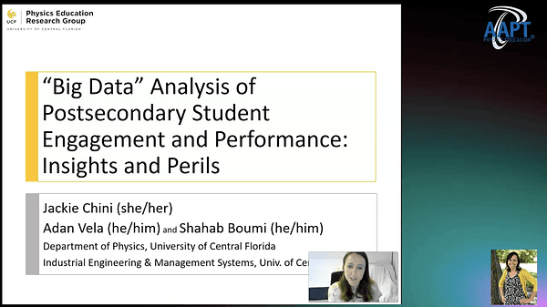 “Big Data” Analysis of Postsecondary Student Engagement and Performance: Insights and Perils