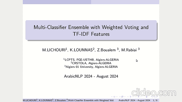 dzNLP at NADI 2024 Shared Task: Multi-Classifier Ensemble with Weighted Voting and TF-IDF Features