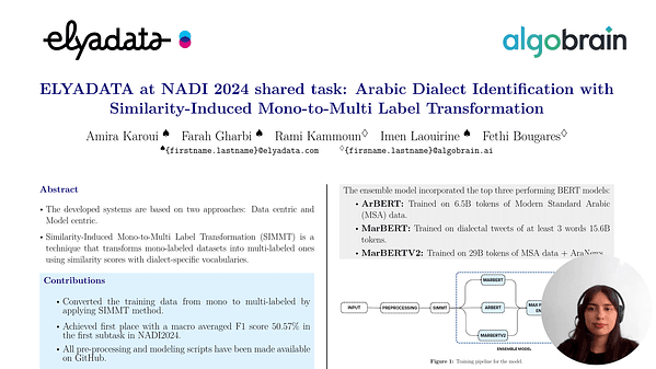 ELYADATA at NADI 2024 shared task: Arabic Dialect Identification with Similarity-Induced Mono-to-Multi Label Transformation.