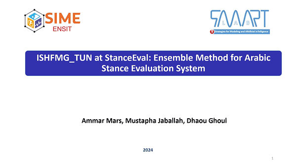 ISHFMG_TUN at StanceEval: Ensemble Method for Arabic Stance Evaluation System