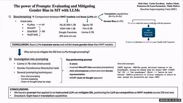 The power of Prompts: Evaluating and Mitigating Gender Bias in MT with LLMs