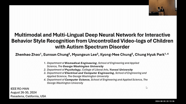 Multimodal and Multi-Lingual Deep Neural Network for Interactive Behavior Style Recognition from Uncontrolled Video-Logs of Children with Autism
