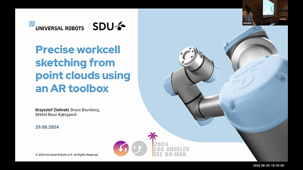 Precise Workcell Sketching from Point Clouds Using an AR Toolbox