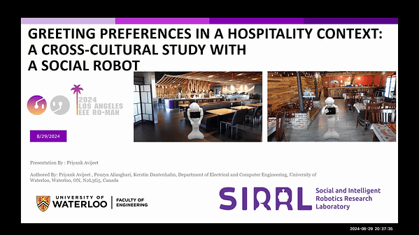 Greeting Preferences in a Hospitality Context: A Cross-Cultural Study with a Social Robot