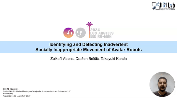 Identifying and Detecting Inadvertent Socially Inappropriate Movement of Avatar Robots