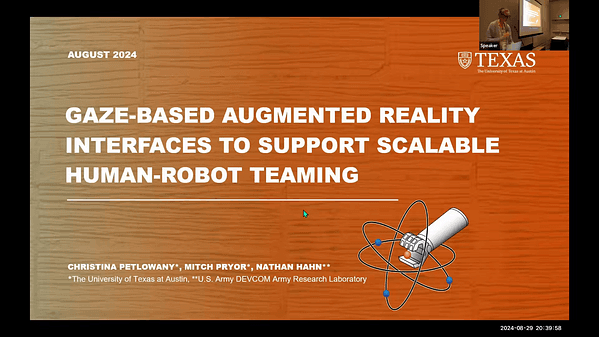Gaze-Based Augmented Reality Interfaces to Support Scalable Human-Robot Teaming