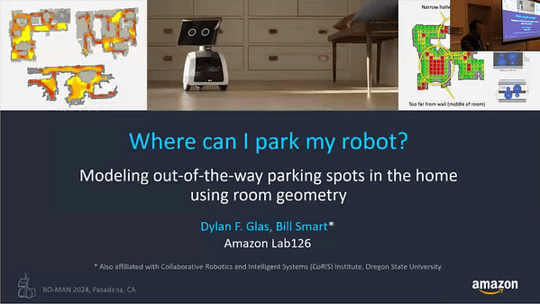 Where can I park my robot? Modeling out-of-the-way parking spots in the home using room geometry