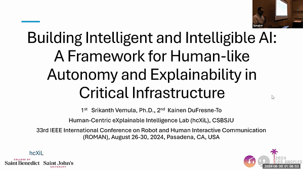 Building Intelligent and Intelligible AI: A Framework for Human-Like Autonomy and Explainability in Critical Infrastructure