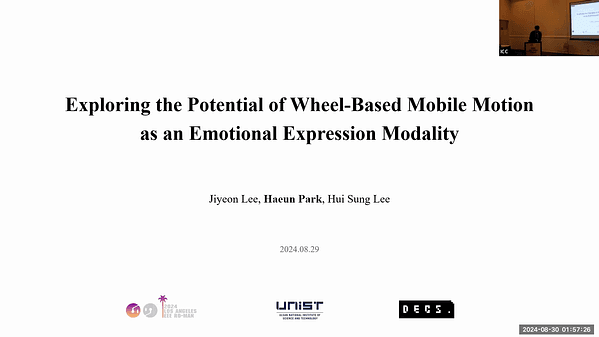 Exploring the Potential of Wheel-Based Mobile Motion As an Emotional Expression Modality