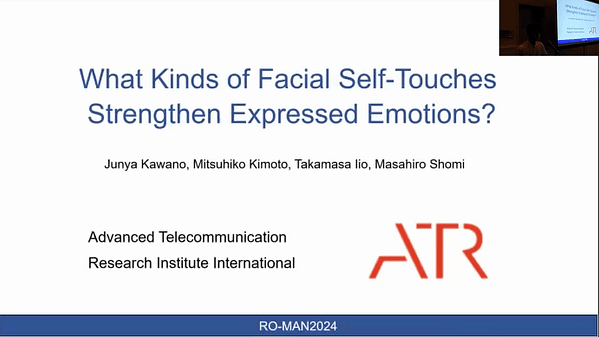 What Kinds of Facial Self-Touches Strengthen Expressed Emotions?