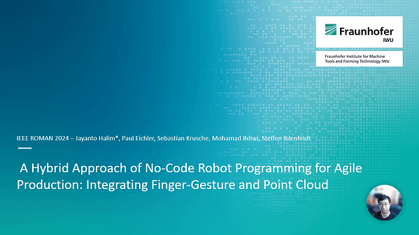 A Hybrid Approach of No-Code Robot Programming for Agile Production: Integrating Finger-Gesture and Point Cloud