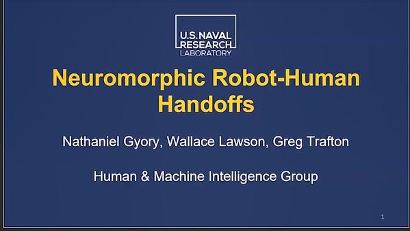 Spiking Neural Networks for Improved Robot-Human Handoffs