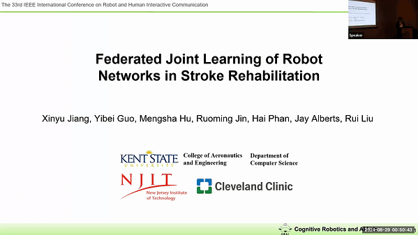 Federated Joint Learning of Robot Networks in Stroke Rehabilitation