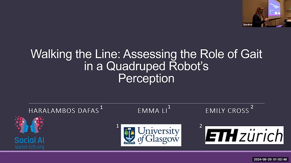 Walking the Line: Assessing the Role of Gait in a Quadruped Robot's Perception