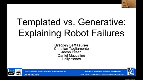 Templated vs. Generative: Explaining Robot Failures