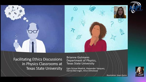 Facilitating Ethics Discussions in Physics Classrooms at Texas State University