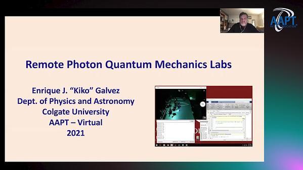 Remote Photon Quantum Mechanics Labs