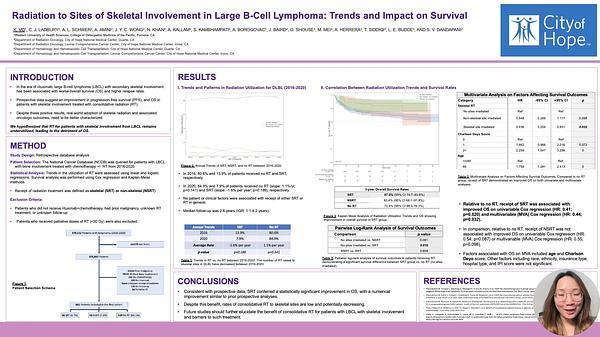 Radiation to Sites of Skeletal Involvement in Large B-Cell Lymphoma: Trends and Impact on Survival