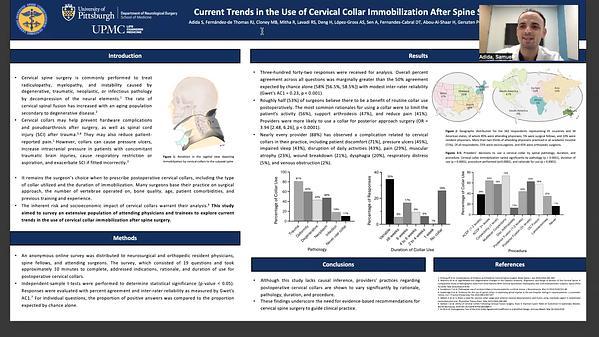 Current trends in the use of cervical collar immobilization after spine surgery: a global survey