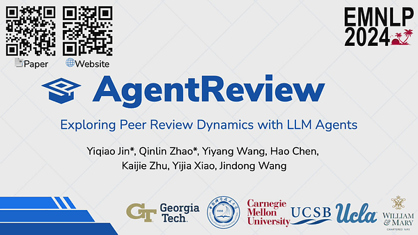 AgentReview: Exploring Peer Review Dynamics with LLM Agents