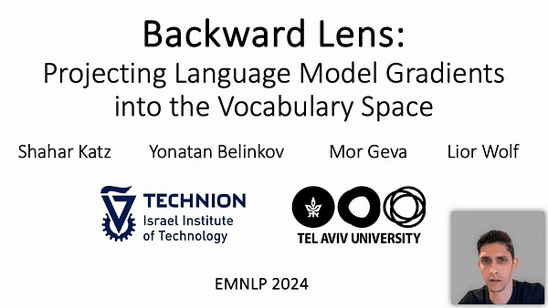 Backward Lens: Projecting Language Model Gradients into the Vocabulary Space