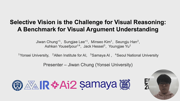 Selective Vision is the Challenge for Visual Reasoning: A Benchmark for Visual Argument Understanding