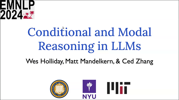 Conditional and Modal Reasoning in Large Language Models