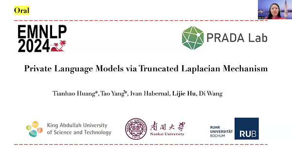 Private Language Models via Truncated Laplacian Mechanism