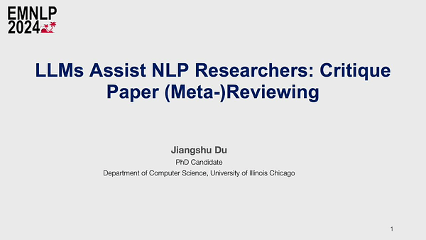 LLMs Assist NLP Researchers: Critique Paper (Meta-)Reviewing