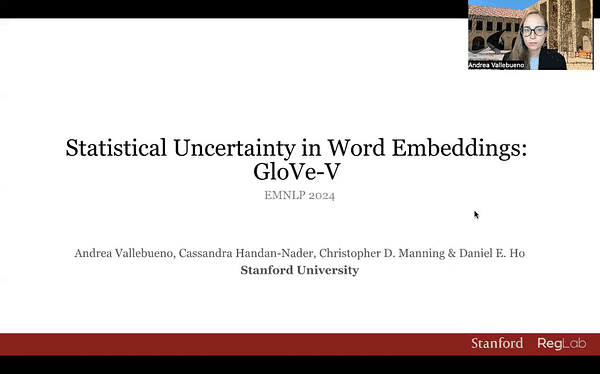 Statistical Uncertainty in Word Embeddings: GloVe-V