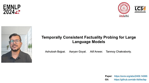 Temporally Consistent Factuality Probing for Large Language Models