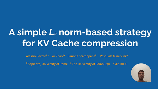 A Simple and Effective $L_2$ Norm-Based Strategy for KV Cache Compression