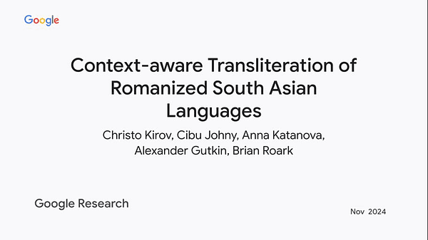 Context-aware Transliteration of Romanized South Asian Languages