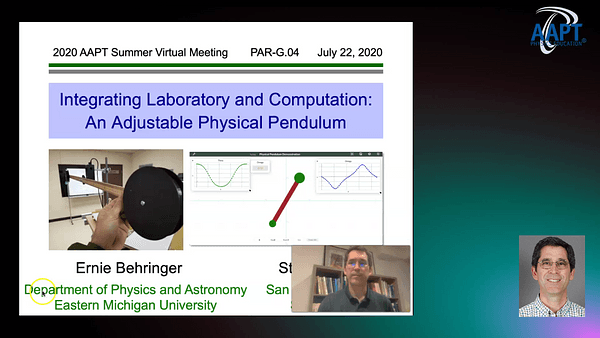 Integrating Laboratory and Computation: An Adjustable Physical Pendulum